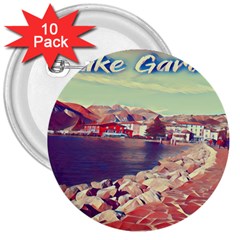 Garda! 3  Buttons (10 Pack)  by ConteMonfrey