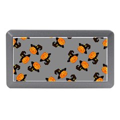 Pumpkin Heads With Hat Gray Memory Card Reader (mini) by TetiBright