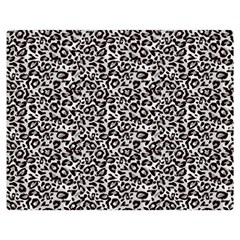 Black Cheetah Skin Premium Plush Fleece Blanket (medium) by Sparkle