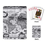 Antique Mapa Mundi Revisited Playing Cards Single Design (Rectangle) Back
