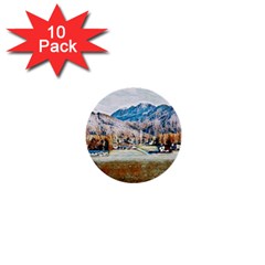 Trentino Alto Adige, Italy  1  Mini Buttons (10 Pack)  by ConteMonfrey