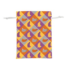 Chickens Pixel Pattern - Version 1b Lightweight Drawstring Pouch (s) by wagnerps