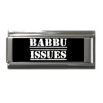 Babbu Issues - Italian daddy issues Superlink Italian Charm (9mm) Front