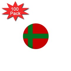 Bornholm Denmark Flag 1  Mini Buttons (100 Pack)  by tony4urban