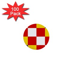 Antwerp Flag 1  Mini Buttons (100 Pack)  by tony4urban