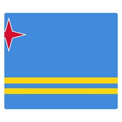 Aruba One Side Premium Plush Fleece Blanket (small) by tony4urban