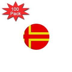 Normandy Flag 1  Mini Buttons (100 Pack)  by tony4urban