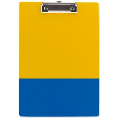 Opolskie Flag A4 Acrylic Clipboard by tony4urban
