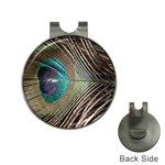 Peacock Hat Clips with Golf Markers Front
