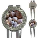 Beautiful Seashells  3-in-1 Golf Divots Front