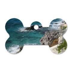 Isla Mujeres Mexico Dog Tag Bone (two Sides) by StarvingArtisan