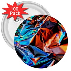 Another Rgb Lighting Test On Aluminium Surface 3  Buttons (100 Pack)  by artworkshop