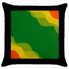 Background Pattern Texture Design Throw Pillow Case (black) by danenraven