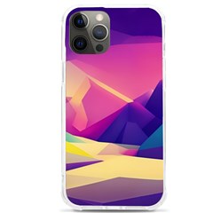 Abstract Geometric Landscape Art Iphone 12 Pro Max Tpu Uv Print Case by danenraven