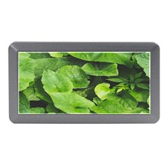 Layered Plant Leaves Iphone Wallpaper Memory Card Reader (mini) by artworkshop