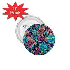 Neon Leaves 1 75  Buttons (10 Pack) by fructosebat