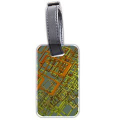 Art 3d Windows Modeling Dimension Luggage Tag (two Sides) by Ravend