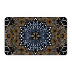Rosette Mandala Ornament Wallpaper Magnet (rectangular) by Ravend