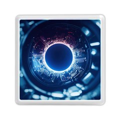 Artificial Intelligence Ai Memory Card Reader (square) by Ravend