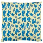 Rose Floral Seamless Pattern Standard Premium Plush Fleece Cushion Case (One Side) Front