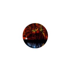 Space Nature Fantasy Trees 1  Mini Buttons by Ravend