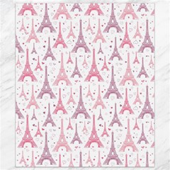 Eiffel Tower Pattern Wallpaper Canvas 8  X 10  by Ravend