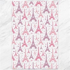 Eiffel Tower Pattern Wallpaper Canvas 12  X 18  by Ravend