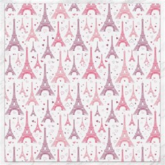 Eiffel Tower Pattern Wallpaper Canvas 16  X 16  by Ravend