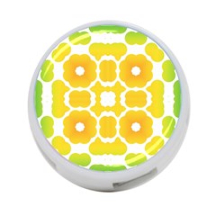 Yellow Seamless Pattern 4-port Usb Hub (one Side) by Ravend