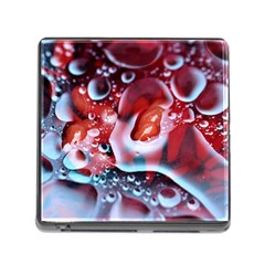 Abstract Art Texture Bubbles Memory Card Reader (square 5 Slot) by Ravend