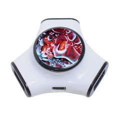 Abstract Art Texture Bubbles 3-port Usb Hub by Ravend