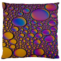 Bubble Color Standard Premium Plush Fleece Cushion Case (two Sides) by artworkshop