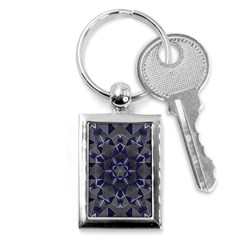Kaleidoscope Geometric Pattern Key Chain (rectangle) by Ravend