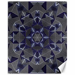 Kaleidoscope Geometric Pattern Canvas 16  X 20  by Ravend