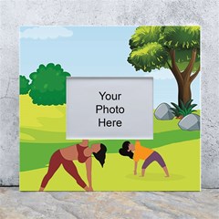 Mother And Daughter Y White Wall Photo Frame 5  X 7  by SymmekaDesign