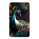 Peacock Bird Feathers Colorful Texture Abstract Memory Card Reader (Rectangular) Front