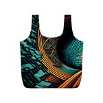 Big Data Abstract Abstract Background Backgrounds Full Print Recycle Bag (S) Back