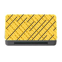 Background Yellow Background Memory Card Reader With Cf by Ravend