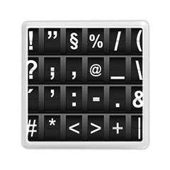 Timeline Character Symbols Alphabet Literacy Read Memory Card Reader (square) by Jancukart