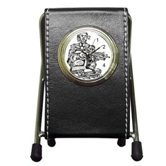 Scarface Movie Traditional Tattoo Pen Holder Desk Clock by tradlinestyle