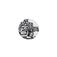 Scarface Movie Traditional Tattoo 1  Mini Magnets by tradlinestyle