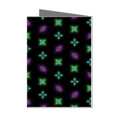 Pattern Background Bright Pattern Mini Greeting Cards (pkg Of 8) by Ravend