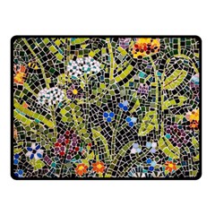 Mosaic Background Pattern Texture One Side Fleece Blanket (small) by Ravend