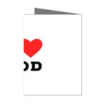 I love god Mini Greeting Cards (Pkg of 8) Left