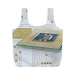 Technics Design Element Set Pattern Graphic Symbol Full Print Recycle Bag (M) Back