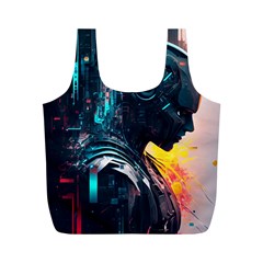 Who Sample Robot Prettyblood Full Print Recycle Bag (m) by Ravend