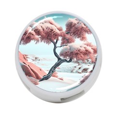 Color Snow Mountain Pretty 4-port Usb Hub (one Side) by Ravend