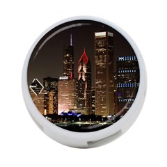 Chicago City Architecture Downtown 4-port Usb Hub (one Side) by Ravend