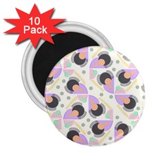 Pattern Pastel Drawing Art 2 25  Magnets (10 Pack)  by Uceng