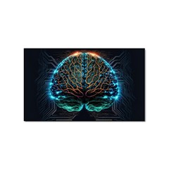 Brain Mind Technology Circuit Board Layout Patterns Sticker Rectangular (10 Pack) by Uceng